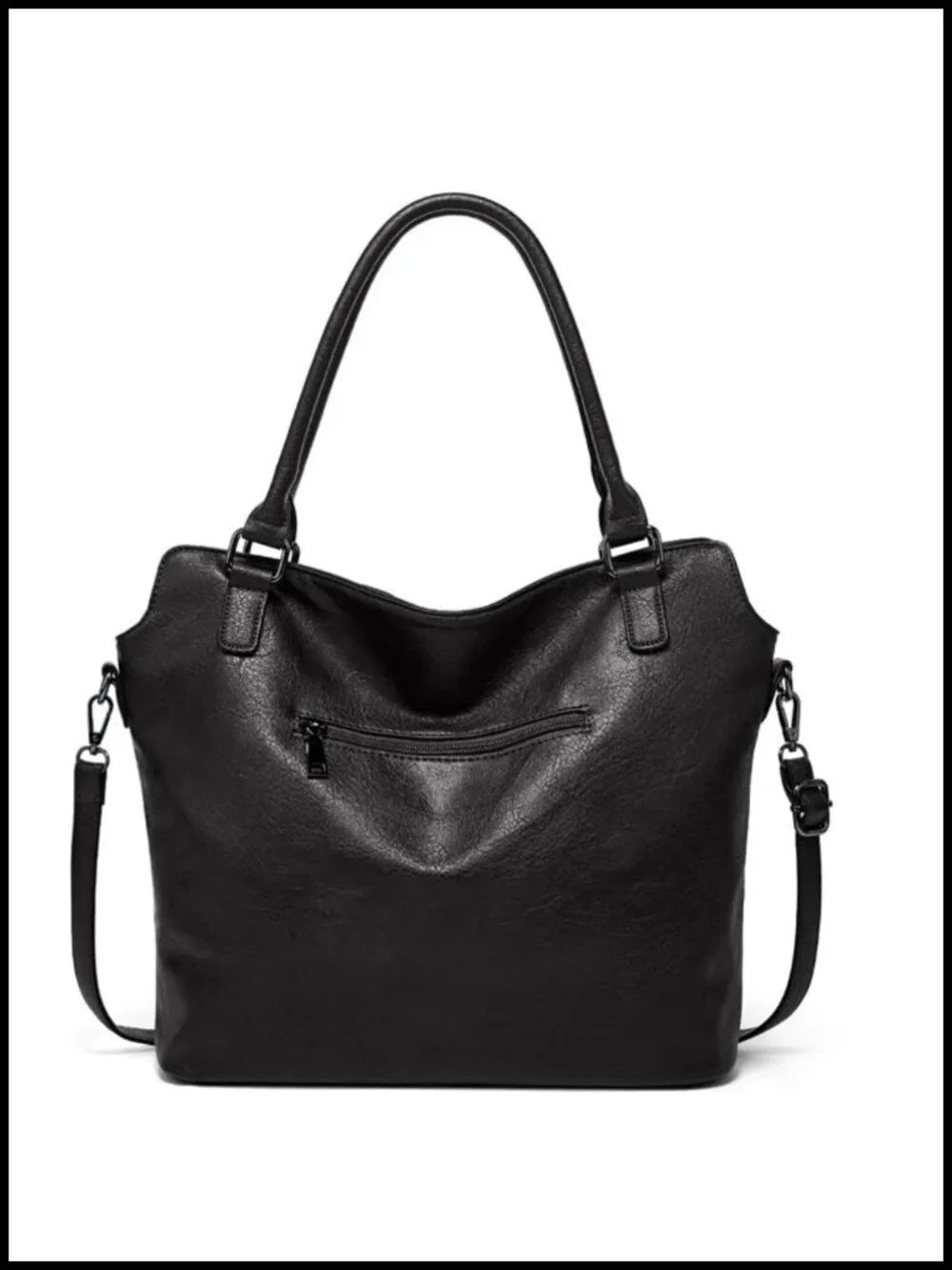Twievo PU Leather Hobo Tote Bag with Wristlet Crossbody Shoulder Handbag